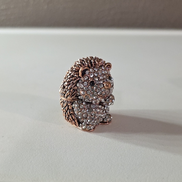 Jewelry - Crystal Hedgehog Trinket Box NWT